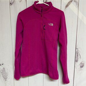 The North Face Women’s Summit Series Power Flux M Magenta 1/4-Zip EUC